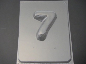 8007 Number Seven 7 Large Chocolate or Hard Candy Mold